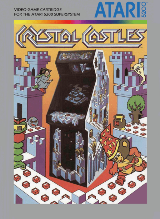 Crystal Castles box art for Atari 5200